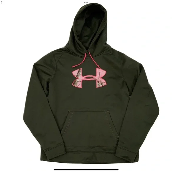 Pink Hoodies Under Armour Women's Camo Big Logo Hoodie